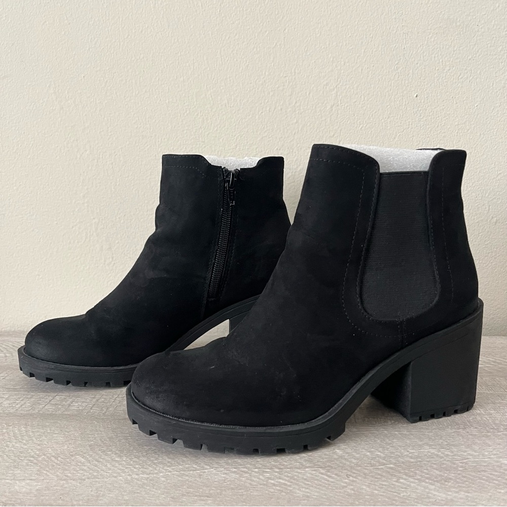 Block-Heel Booties
